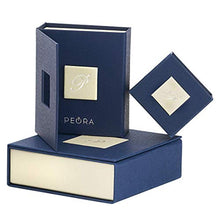 Load image into Gallery viewer, Peora London Blue Topaz 5-Stone Bracelet for Women 925 Sterling Silver, 5 Carats total Round Shape, 7 1/2 inches
