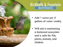 Load image into Gallery viewer, Sanco 88002 Bird Bath &amp; Fountain Maintenance, 8 oz. Natural
