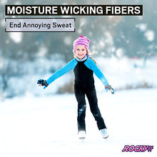 Load image into Gallery viewer, Rocky Thermal Underwear For Girls (Thermal Long Johns Set) Shirt &amp; Pants, Base Layer w/Leggings/Bottoms Ski/Extreme Cold (Christmas - Large)
