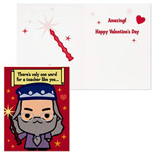 Load image into Gallery viewer, Hallmark Valentines Day Cards for Kids and Mailbox for Classroom Exchange, Harry Potter (1 Box, 32 Valentine Cards, 35 Stickers, 1 Teacher Card), 5VBX2958
