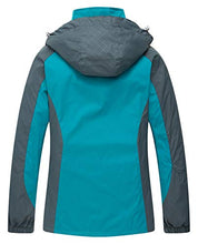 Load image into Gallery viewer, Diamond Candy Womens Rain Jacket Waterproof with Hood Lightweight Hiking Jacket

