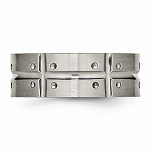 Load image into Gallery viewer, ICE CARATS Titanium 8mm Brushed Wedding Ring Band Size 9.00 Fancy Fashion Jewelry for Women Gifts for Her
