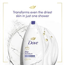 Load image into Gallery viewer, Dove Deep Moisture Body Wash For Dry Skin Moisturizing Body Wash Transforms Even The Driest Skin In One Shower 22 oz 4 Count
