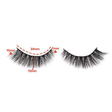 Load image into Gallery viewer, Newcally Lashes False Eyelashes Cat Eyes Wispy Natural Faux Mink Lashes 14 Pairs Pack Light Volume Short Fake Eye Lashes Multipack

