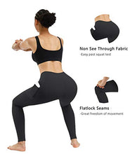 Load image into Gallery viewer, Fengbay High Waist Yoga Pants, Pocket Yoga Pants Tummy Control Workout Running 4 Way Stretch Yoga Leggings Black
