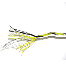 Load image into Gallery viewer, Farmerry 656 Feet 200 Meter Yellow/Black Electric Fence Polywire, 6 Stainless Steel Conductors, Easy to Install Electric Fencing - 1 Roll
