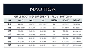 Nautica girls School Uniform Stretch Interlock Jegging Leggings, Khaki, 7 US