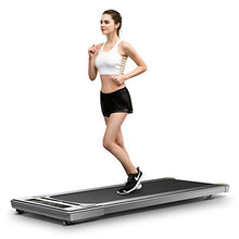 Load image into Gallery viewer, RHYTHM FUN Treadmill Under Desk Treadmill Potable Walking Pad Folding Treadmill with Wide Tread Belt Slim Mini Quiet Motorized Running Treadmill with Smart Remote and Workout App for Home and Office
