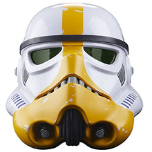 Load image into Gallery viewer, STAR WARS The Black Series The Mandalorian Artillery Stormtrooper Premium Electronic Helmet, Roleplay Collectible, Ages 14 and Up
