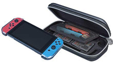 Load image into Gallery viewer, Game Traveler Nintendo Switch Zelda Case - Adjustable Viewing Stand &amp; Game Case Storage , Protective PU Leather Hard Shell Case with Deluxe Carry Handle - Nintendo Switch , Switch OLED and Switch Lite
