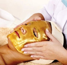 Load image into Gallery viewer, Permotary 6 PCS 24k Gold Gel Collagen Face Masks, Facial Treatment Deep Moisturizing Masks For Anti Aging Puffiness Skincare Anti Wrinkle Tighten Skin &amp; Revitalize Skin
