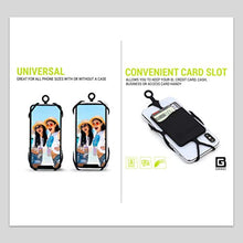 Load image into Gallery viewer, Gear Beast Universal Crossbody Pocket Cell Phone Lanyard Compatible with iPhone, Galaxy &amp; Most Smartphones, Includes Phone Case Holder,Neck Strap
