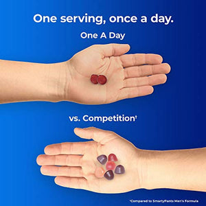 One A Day Men’s Multivitamin Gummies, Supplement with Vitamin A, Vitamin C, Vitamin D, Vitmain E, Calcium & more, 170 Count