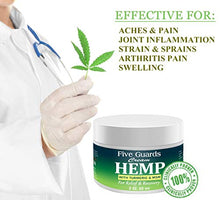 Load image into Gallery viewer, Hemp Extract Pain Relief Cream 56000 Mg- Hemp Cream with EMU oil, Turmeric, Frankincense MSM and Hemp, Relieves inflammation, Muscle, Joint, Back, Knee, Nerves &amp; Arthritis Pain - Made in USA
