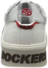 Load image into Gallery viewer, Dockers by Gerli Women's 45rt204-610501 Low-Top Sneakers, White Weiss Schwarz 501, 8.5
