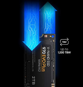 SAMSUNG 970 EVO Plus SSD 1TB, M.2 NVMe Interface Internal Solid State Hard Drive with V-NAND Technology for Gaming, Graphic Design, MZ-V7S1T0B/AM