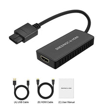 Load image into Gallery viewer, HDMI Converter for SNES &amp; SFC/NGC Console,SNES to HDMI Converter,Support HDMI 4:3/16:9 Switch can be Adjusted Support N64 /NGC/SNES
