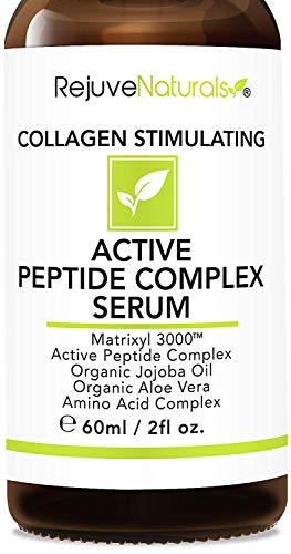 Load image into Gallery viewer, Peptide Complex Serum with Matrixyl 3000 (2 oz, Double-Sized) Minimizes Look of Fine Lines & Deep Wrinkles, Crow's Feet, Crepey Skin. Lightweight Anti Aging Moisturizer for Face & Neck