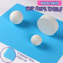 Load image into Gallery viewer, LEOBRO 2 Pack 15.7" x 11.7" Large Silicone Sheet for Crafts Jewelry Casting Mould Mat, Nonstick Heat Resistant Silicone Craft Mat, Placemat, Silicone Mats for Epoxy Resin Crafts, Clay, Blue &amp; Rose Red
