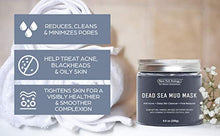 Load image into Gallery viewer, New York Biology Dead Sea Mud Mask for Face and Body - Spa Quality Pore Reducer for Acne, Blackheads and Oily Skin, Natural Skincare for Women, Men - Tightens Skin for A Healthier Complexion - 8.8 oz
