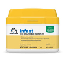 Load image into Gallery viewer, Amazon Brand - Mama Bear Infant Milk-Based Baby Formula Powder with Iron, Dual Prebiotics, Omega 3 DHA and Choline, Brain, Growth, Immunity, 22.2 Ounce
