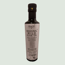 Load image into Gallery viewer, Sparta Limited Edition, Organic Extra Virgin Olive Oil, Wild Evoo-Oleocanthal 2043 mg/kg, Cold Pressed, Award Winning, High Polyphenol, Omega 9,6,3 Fatty Acids-1x250ml
