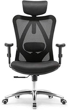 Load image into Gallery viewer, Sihoo Ergonomics Office Chair Computer Chair Desk Chair, Adjustable Headrests Chair Backrest and Armrest&#39;s Mesh Chair (Black)
