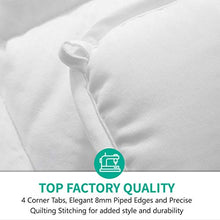 Load image into Gallery viewer, APSMILE 3 Pieces All-Season Down Alternative Comforter Set with Shams, Ultra-Soft Cloud Fluffy Cooling Breathable Microfiber Quilted Bed Comforter Duvet (King, White)
