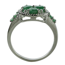 Load image into Gallery viewer, Carillon 1.12 Carat Sakota Emerald Oval Shape Natural Non-Treated Gemstone 14K White Gold Ring Engagement Jewelry for Women &amp; Men
