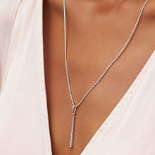 Load image into Gallery viewer, Pandora Jewelry Sparkling Stones Cubic Zirconia Necklace in Sterling Silver, 23.6"

