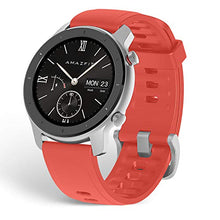 Load image into Gallery viewer, Amazfit Gtr Smartwatch with Gps+Glonass, All-Day Heart Rate Monitor, Daily Activity Tracker Rate and Activity Tracking, 10-Day Battery Life, 12- Sport Modes, 42mm, Coral Red
