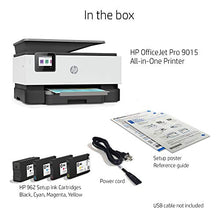 Load image into Gallery viewer, HP OfficeJet Pro 9015 All-in-One Wireless Printer, with Smart Home Office Productivity, HP Instant Ink, Works with Alexa (1KR42A)
