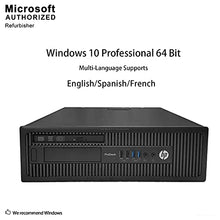 Load image into Gallery viewer, HP ProDesk 600 G1 SFF Slim Business Desktop Computer, Intel i5-4570 up to 3.60 GHz, 8GB RAM, 500GB HDD, DVD, USB 3.0, Windows 10 Pro 64 Bit (Renewed) (8GB RAM | 500GB HDD) (Renewed)
