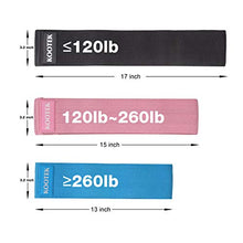 Load image into Gallery viewer, Kootek Booty Bands Resistance Bands for Butt and Legs 3 Levels Exercise Band with Door Anchor 2 Core Sliders Legs Ankle Straps Guide Book for Home Fitness Gym
