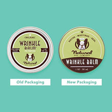 Load image into Gallery viewer, Natural Dog Company Wrinkle Balm (1-oz tin) | Healing and Soothing Balm | All-Natural and Organic | Vegan and Veterinarian-Approved | for Face Wrinkles and Skin Folds | Ideal for Bulldogs and Pugs
