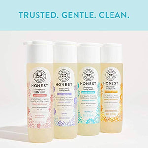 The Honest Company Purely Simple Fragrance-Free Shampoo + Body Wash | Tear-Free Baby Shampoo with Naturally Derived Ingredients | Sulfate- & Paraben-Free Baby Bath | 10 Fl Oz (Pack of 1)