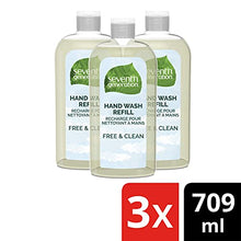 Load image into Gallery viewer, Seventh Generation Hand Soap Refill, Free &amp; Clear Unscented, 24 oz, 3 Count (Pack of 1) (Packaging May Vary)
