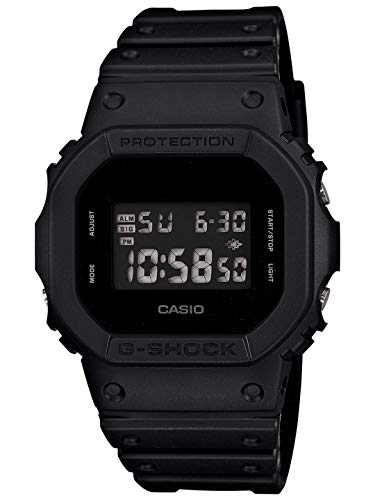 Casio Men's DW5600BB-1 Black Resin Quartz Watch with Digital Dial