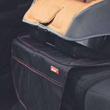 Load image into Gallery viewer, Diono Ultra Mat Pack Full Size Car Seat Protectors For Under Car Seat, Crash Tested With Premium Ultra Thick Padding For Durable, Water Resistant Protection, Includes 3 Mesh Storage Pockets
