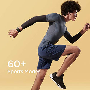 Amazfit Bip U Pro Smart Watch with Alexa Built-In for Men Women, GPS Fitness Tracker with 60+ Sport Modes, Blood Oxygen Heart Rate Sleep Monitor, 5 ATM Waterproof, for iPhone Android Phone (Black)