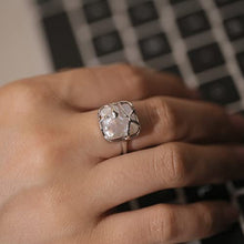 Load image into Gallery viewer, SEEMSAY Silver Baroque Pearl Ring for women 925 Sterling Silver Ring
