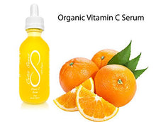 Load image into Gallery viewer, 100% Organic Vitamin C Serum Face Oil – Premium 2 oz. by Cutis Sanus – Natural Advanced Skin Care Anti Aging Serum, For Dark Spots, Wrinkles &amp; Fine Lines, Oily Skin &amp; Acne Treatment, Collagen Boost
