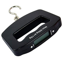 Load image into Gallery viewer, Luggage Weight Scale,Electronic Fish Scale,LCD Display Portable Bag Scales Hanging Hook Scale for Fishing Travel 110lb/50kg
