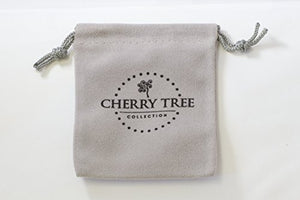 Cherry Tree Collection Gemstone Beaded Stretch Bracelet 8mm Round Beads 7" (Hematite)