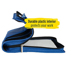 Load image into Gallery viewer, Five Star Zipper Binder, 1-1/2 Inch 3 Ring Binder, 3-Pocket Expanding File, Durable, Blue (72202)
