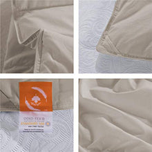 Load image into Gallery viewer, Maple Down Comforter King Size Duvet Insert, Down Alternative Comforter Quilted with Corner Tabs for All Season, Soft &amp; Breathable Brushed Microfiber Machine Washable (Light Brown, 106’’ 90’’)

