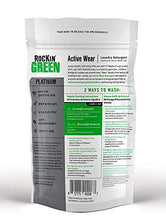 Load image into Gallery viewer, Rockin' Green Active Wear Laundry Detergent 45oz (90 Loads) | All-Natural, Non-Toxic, and Safe for Sensitive Skin | Vegan and Biodegradable | Odor Removing Soap for Gym Workout Clothes &amp; Sports Wear
