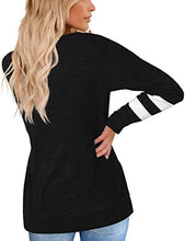 Load image into Gallery viewer, Sweatshirts for Women Lightweight Tunic Sweaters for Leggings Black 2XL
