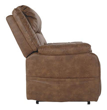 Load image into Gallery viewer, Signature Design by Ashley Yandel Power Lift Oversized Recliner Saddle
