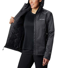 Load image into Gallery viewer, Columbia Women&#39;s Top Pine Insulated Rain Jacket, Waterproof &amp; Breathable, Shark Melange, Large
